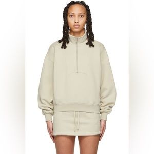 Fear of God Essentials 1/2 Zip Sweatshirt - sz Large